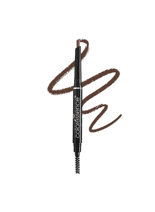 Coloressence 2-IN-1 Expert Eyebrow Pencil, Brown, 0.25gm | Brow Definer with Spoolie | Lasts Upto 12hrs | Long Lasting & Matte Finish - Image 1
